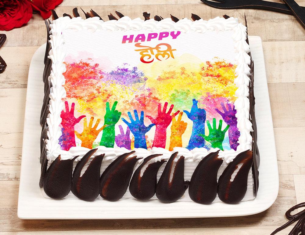Holi : How to celebrate Festival of Colours 2023 17 Tech-E-Gurus holi cake